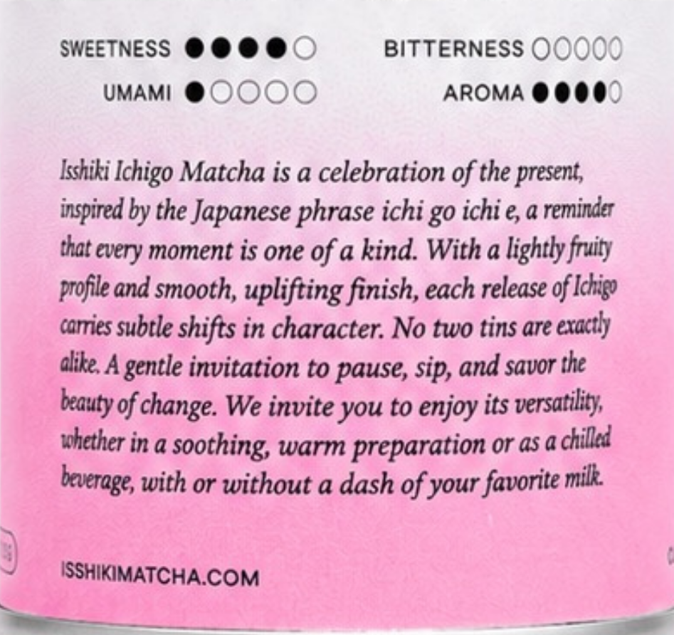Isshiki Ichigo Matcha Powder